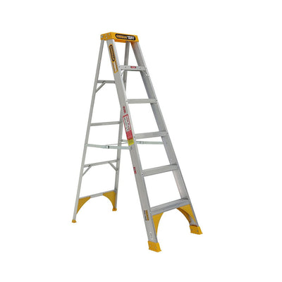 Gorilla Heavy Duty 180Kg Single Sided A-Frame Aluminium Ladder (1.8m) M006-HD