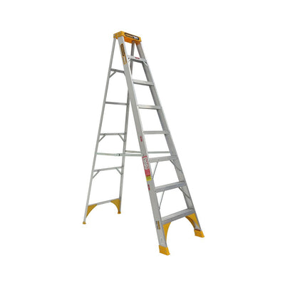 Gorilla Heavy Duty 180Kg Single Sided A-Frame Aluminium Ladder (2.4m) M008-HD