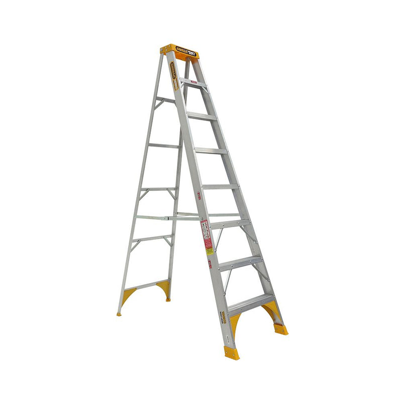 Gorilla Heavy Duty 180Kg Single Sided A-Frame Aluminium Ladder (2.4m) M008-HD