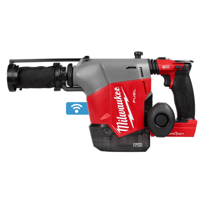Milwaukee M18FHAFOH160 16mm M18 FUEL Overhead SDS Plus Rotary Hammer with Integrated Dust Extractor and ONE-KEY