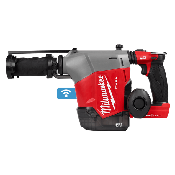 Milwaukee M18FHAFOH160 16mm M18 FUEL Overhead SDS Plus Rotary Hammer with Integrated Dust Extractor and ONE-KEY