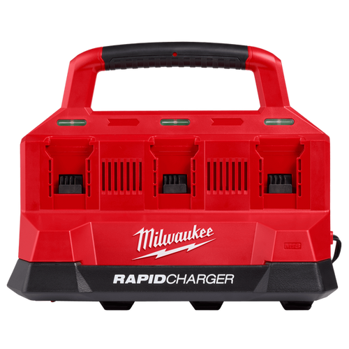 Milwaukee M18PC6 18V Li-ion PACKOUT 6 Bay Rapid Battery Charger