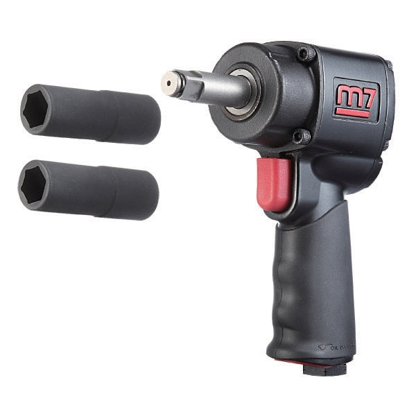 M7 Impact Wheel Wrench Kit, Q-Series, Pistol Style, 1/2