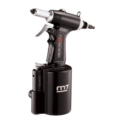 M7 Air Hydraulic Vacuum Riveter With Internal Tube, 16MM Stroke, 2.4 - 4.8MM Rivet Capacity