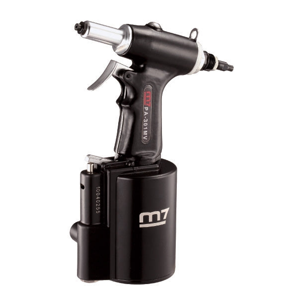 M7 Air Hydraulic Vacuum Riveter With Internal Tube, 16MM Stroke, 2.4 - 4.8MM Rivet Capacity