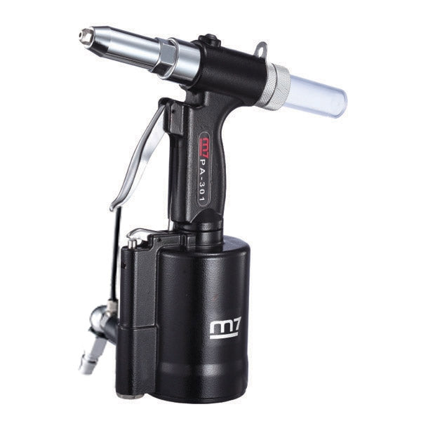 M7 Air Hydraulic Vacuum Riveter With External Tube, 16MM Stroke, 2.4 - 4.8MM Rivet Capacity