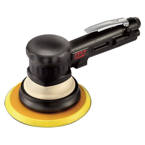 M7 Air Random Orbital Two Hand Sander, HD, Central Vacuum, 150MM Velcro Pad With 6 Holes