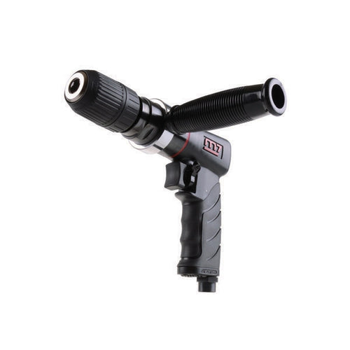 M7 Air Drill, Reversible, Q-Series, Keyless Chuck, 800RPM, 1/2" Capacity