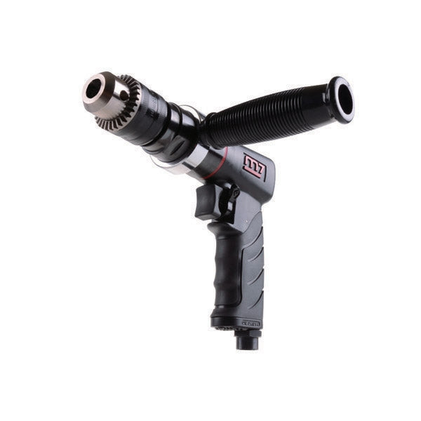 M7 Air Drill, Reversible, Q-Series, Keyed Chuck, 800RPM, 1/2