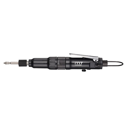 M7 Air Heavy Duty Straight Screwdriver, Positive Adj Clutch 0.7 - 2.2 FT/LB, M4 Bolt Capacity, 1/4