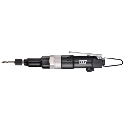 M7 Air Heavy Duty Straight Screwdriver, Positive Adj Clutch. 1.5 -5.92 FT/LB, M4 Bolt Capacity, 1/4