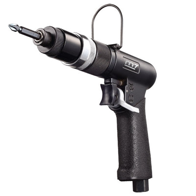 M7 Air Heavy Duty Pistol Screwdriver, Positive Adj Clutch. 1.4 -3.7 Ft/lb, M5 Bolt Capacity, 1/4