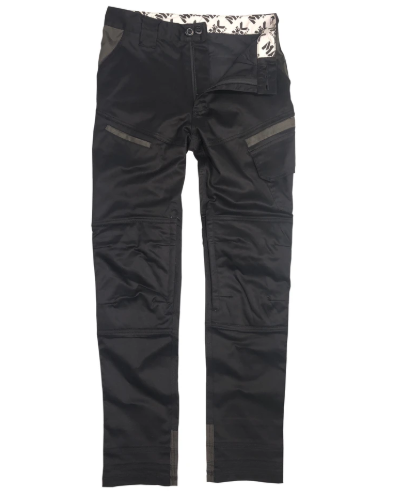 MAK WORKWEAR YP Yard 4-Way Stretch Work Pants With Cut To Fit Leg Lengths-Black