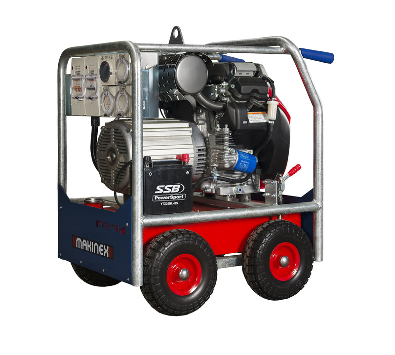 MAKINEX Honda Industrial Jobsite Petrol Trolley Generator-16kva GEN16p