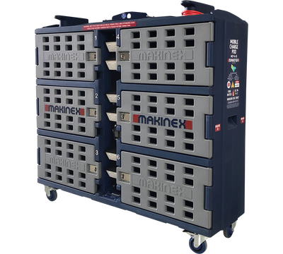 MAKINEX Jobsite/Workshop Mobile Charge Pod Cabinet-MCP