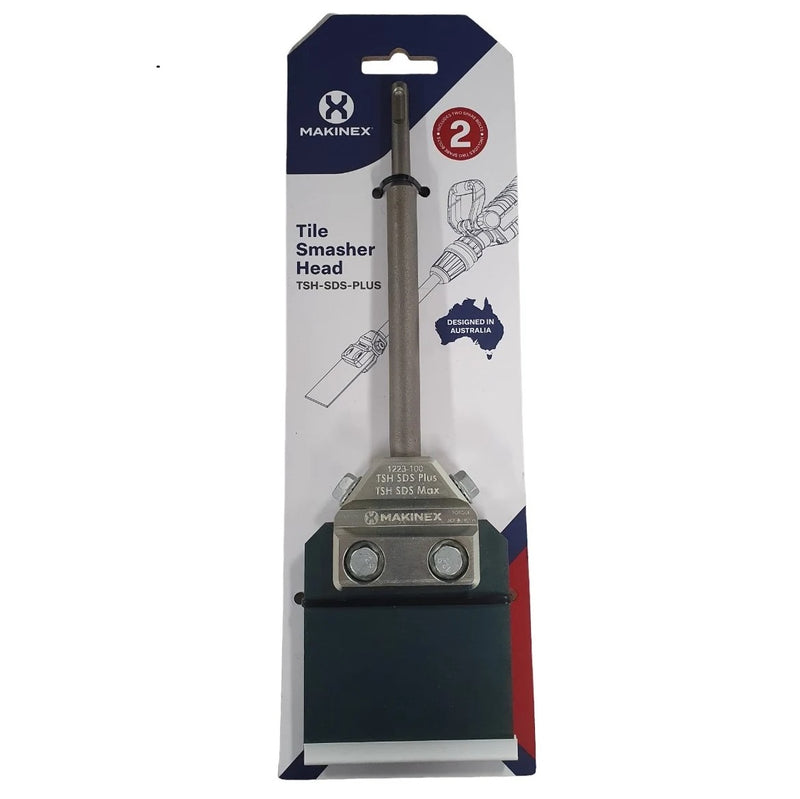 MAKINEX  Tile Smasher Head & Blade Cleaning Tool-SDS Plus Drive