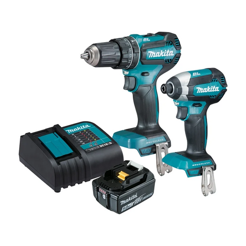 MAKITA 18V LI-ION Mobile Brushless Hammer Drill, Impact Driver Combo Kit 2pce DLX2283S