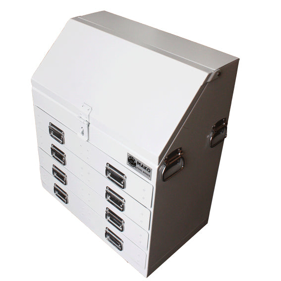 MAKO Ute/Truck Angled Front 4 Drawers Tool Box Chest- TOB-A4GS