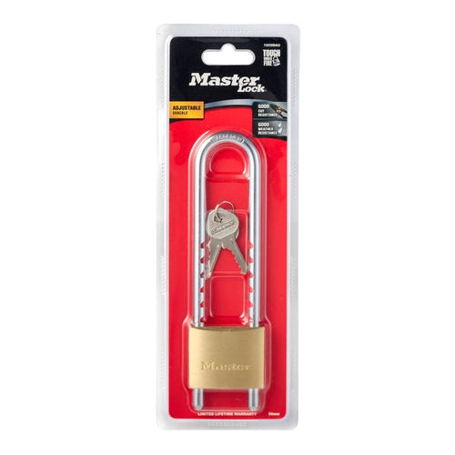 MASTER LOCK 1950DAU 50mm Diamond Brass Adjustable Shackle Padlock