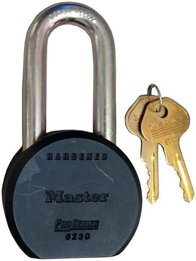 MASTER LOCK 6230LHK Round Body Solid Steel Padlock