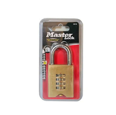 MASTER LOCK 651DAU 50mm Brass Combination Padlock
