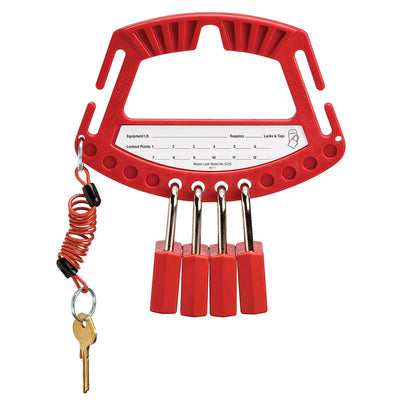 MASTER LOCK S125 Safety Padlock Caddy