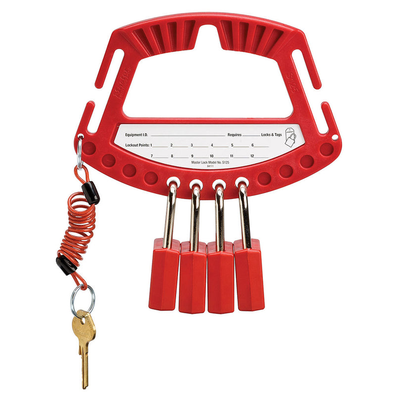 MASTER LOCK S125 Safety Padlock Caddy
