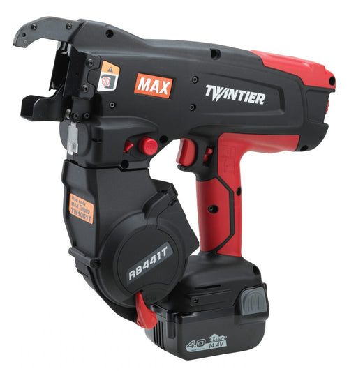 MAX Tools 14.4V Li-ion Cordless TwinTier Brushless Rebar Wire Tying Machine Bare Unit Skin