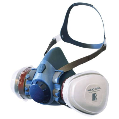 MAXISAFE Silicone Half Face Mask With Filters