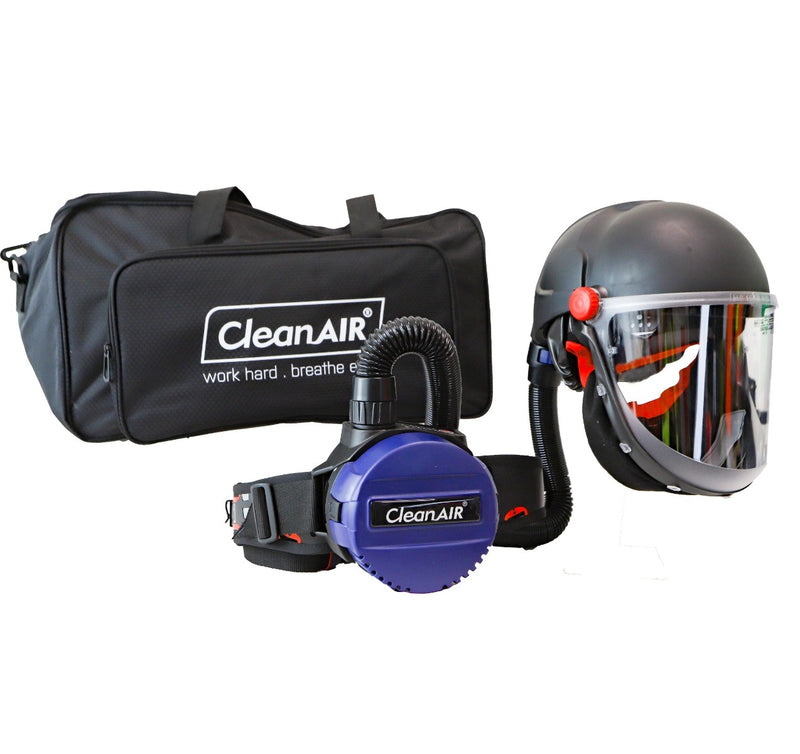 Maxisafe - Ready 2 Work Kit Ca-40G Helmet & Basic Papr With P3 Filter, Prefilter, Comfort Belt, Ql Hose, Charger And Battery In Duffel Bag - Cylindrical Visor- R814100x -jtd