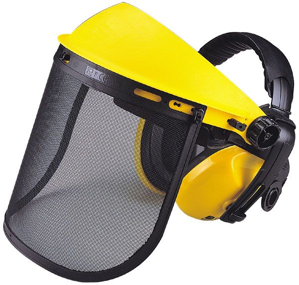 Maxisafe Mesh Face Shield Visor & Earmuff Combo - EMV439