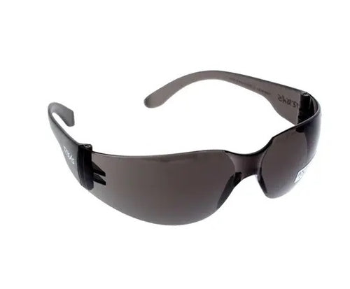 MAXISAFE Texas Wraparound Anti-Fog Ultra Light Weight UV Protection Safety Glasses-Smoke