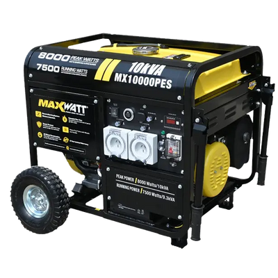 MAXWATT 10kVA Petrol Generator Electric Start MX10000PES