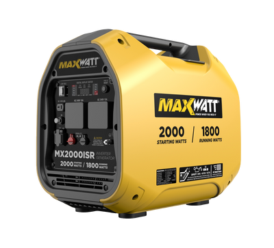 MAXWATT 2000W Petrol Inverter Generator Recoil Start MX2000ISR