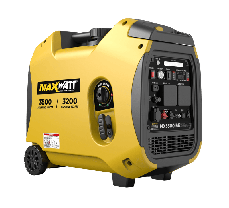 MAXWATT 3500W Electric Start Petrol Inverter Generator MX3500ISE