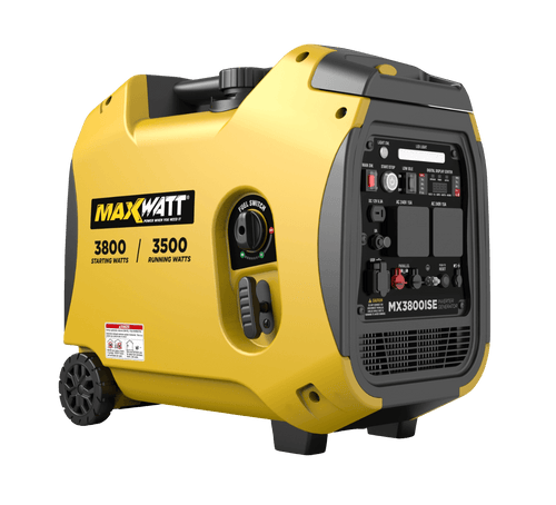 MAXWATT 3800W Electric Remote Start Petrol Inverter Generator MX3800ISE