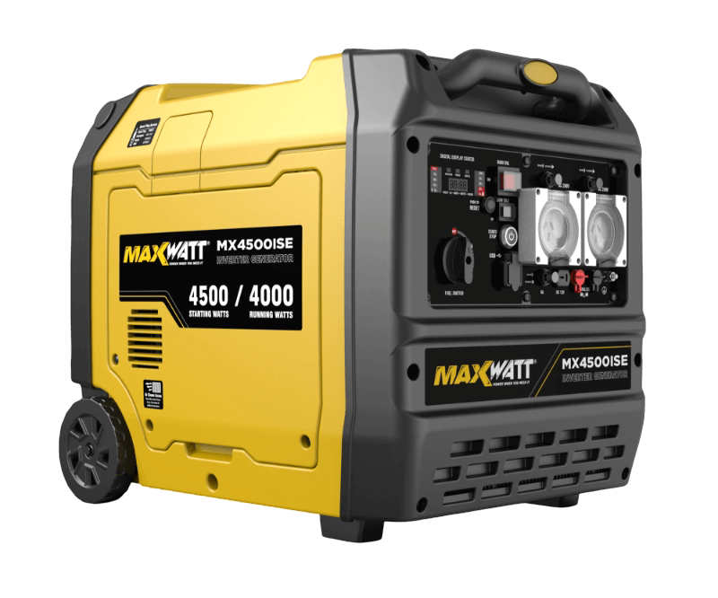 MAXWATT 4500W Electric Start Petrol Inverter Generator MX4500ISE