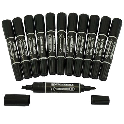 MEDALIST Work Force Permanent Marker Set - 12Piece