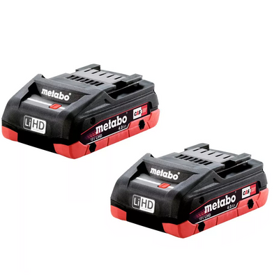 Metabo 18v 4ah LiHD Battery Twin Pack - AU32102400-BD