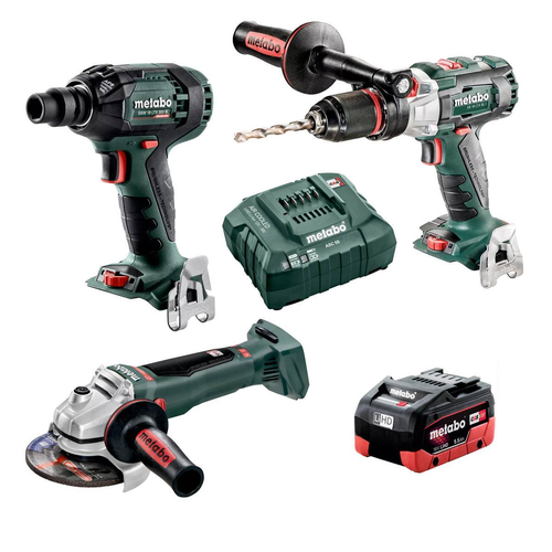 Metabo 18V Brushless Cordless LIHD Combo Kit-3pce