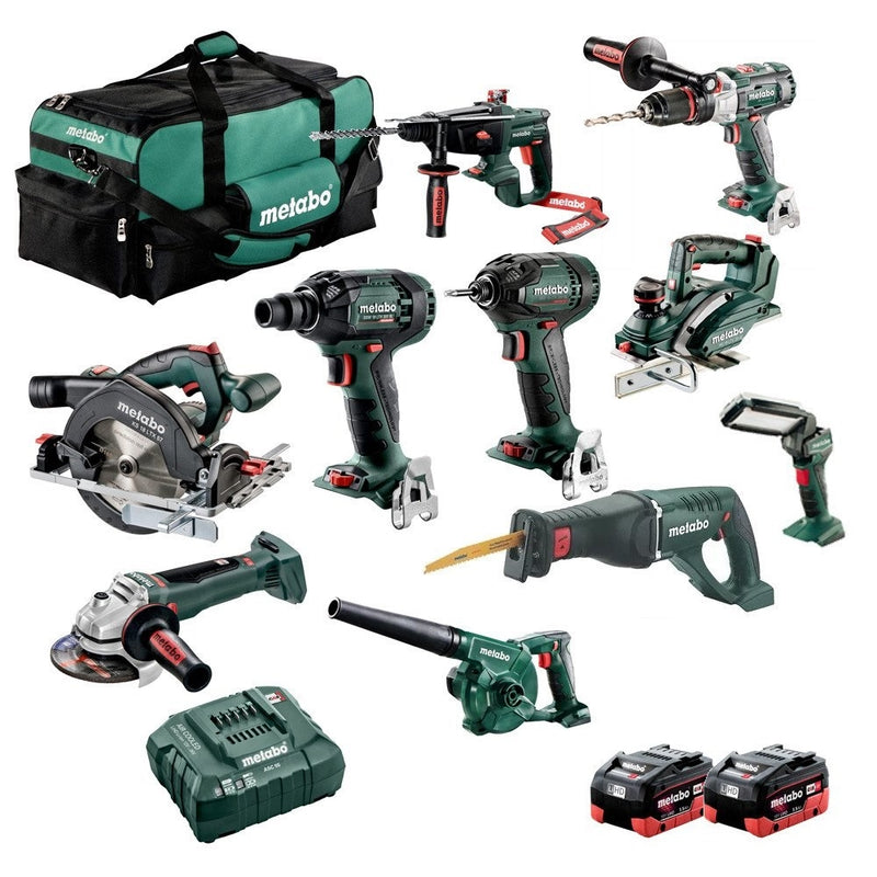Metabo AU69000010 18v 10PC Brushless LIHD Cordless Combo Kit -BD