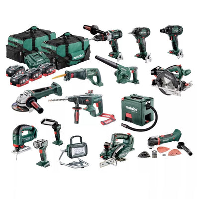 Metabo AU69000080 18v 15PC Brushless LIHD Cordless Combo Kit -BD
