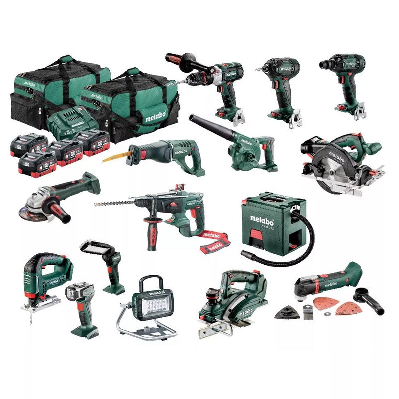 Metabo AU69000070 18v 15PC Brushless LIHD Cordless Combo Kit -BD