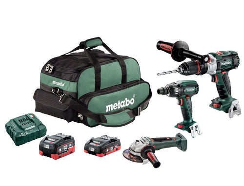 Metabo AU68302455 18v 3PC Brushless Cordless Combo Kit
