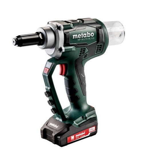 Metabo NP 18 LTX BL 18V Cordless Pop Rivet Gun Skin - Bare Unit-BD