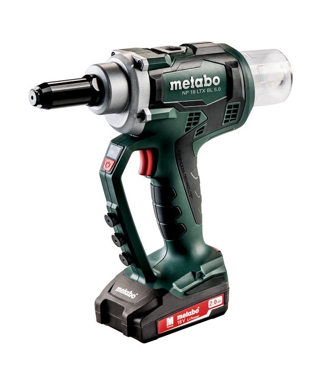 Metabo NP 18 LTX BL 18V Cordless Pop Rivet Gun Skin - Bare Unit-BD