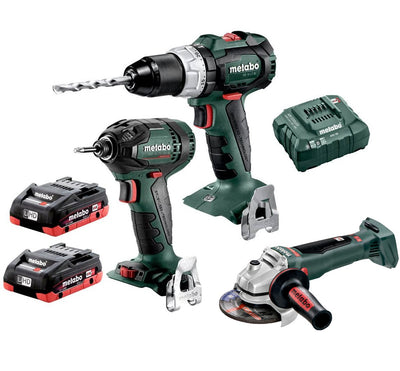 Metabo 18v 3pce Brushless Cordless Combo -BD