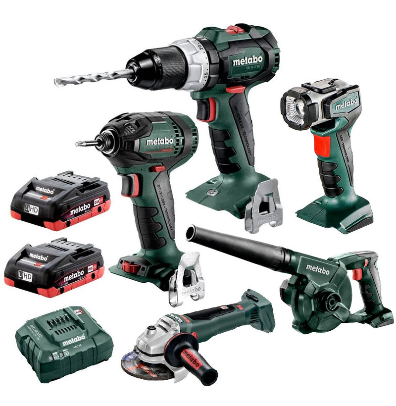 Metabo 18v 5pce Brushless Cordless Combo -BD