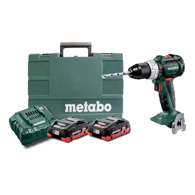 Metabo 18v Hammer Drill Cordless Drill Kit With LiHD Batteries-BD