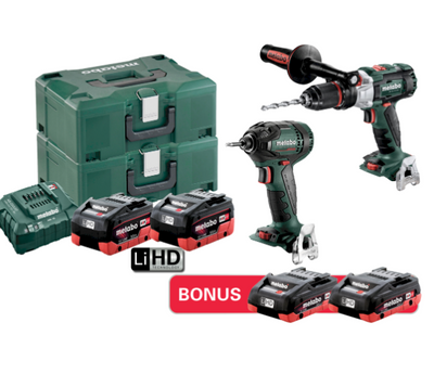 Metabo 18v 2pce Brushless Impact Drill & Driver Cordless Combo -BD